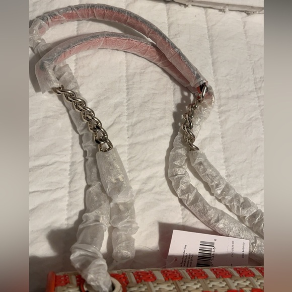 Kate Spade Natalia Straw medium flap shoulder bag - Picture 6 of 11